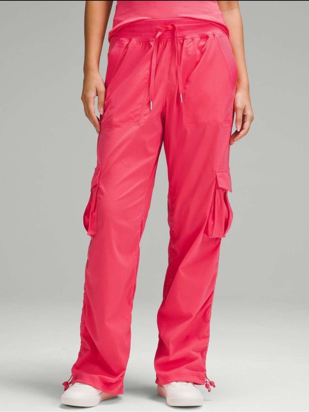 Lululemon Dance Studio Relaxed Fit Medium Rise Cargo Pant Glazed Pink Small NWT